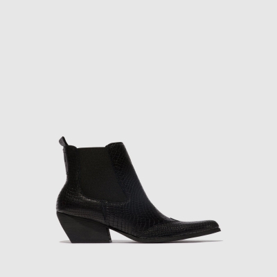 Black Fly London Chelsea Women's Ankle Boots | USA01CUIR