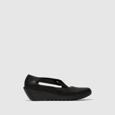 Black Fly London Elasticated Women's Trainers | USA72YUIJ