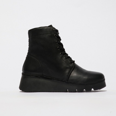 Black Fly London Lace Up Women's Ankle Boots | USA45YZWR