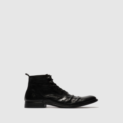 Black Fly London Lace-up Men's Ankle Boots | USA39JPQR