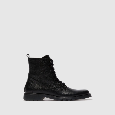 Black Fly London Lace-up Women's Ankle Boots | USA61ZXUY