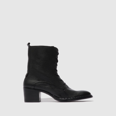 Black Fly London Lace-up Women's Ankle Boots | USA75WMAG