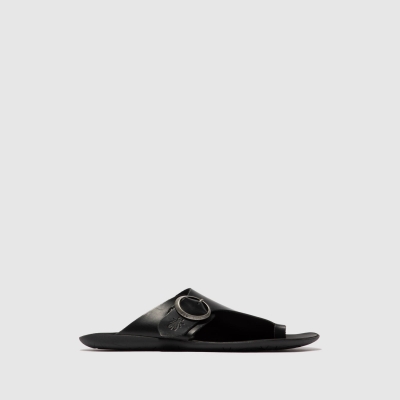 Black Fly London Open Toe Women's Mules | USA54CILR