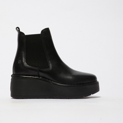 Black Fly London Pull On Women's Ankle Boots | USA51JNGK