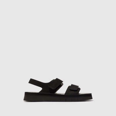 Black Fly London Sling-Back Women's Sandals | USA04ARDE