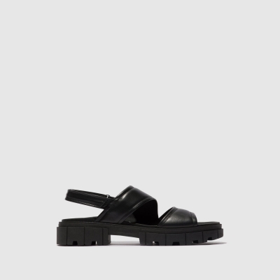 Black Fly London Sling-Back Women's Sandals | USA50MXFW