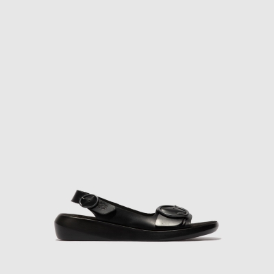 Black Fly London Sling-Back Women's Sandals | USA90USTJ