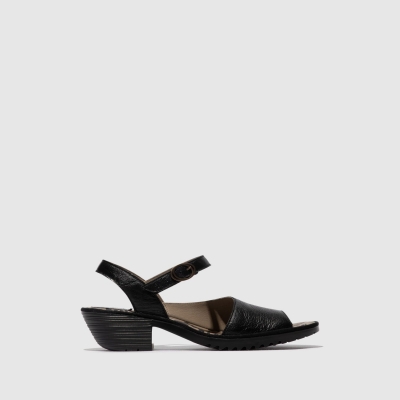 Black Fly London Sling-Back Women's Sandals | USA95FIHY