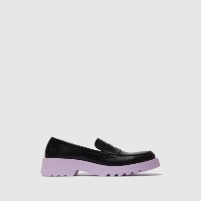 Black Fly London Slip-on Women's Loafers | USA02HMAY