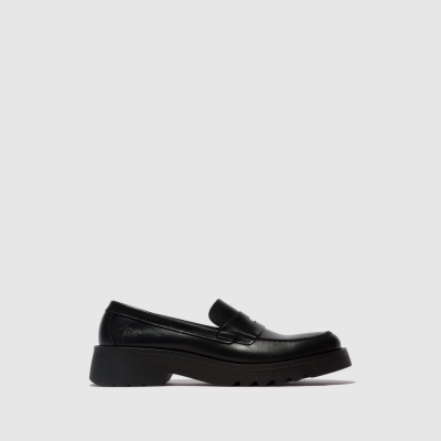 Black Fly London Slip-on Women's Loafers | USA26AMDI