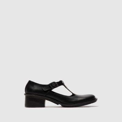 Black Fly London Slip-on Women's Mary Jane Shoes | USA12AHSJ