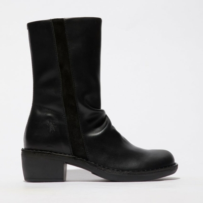 Black Fly London Upper Leather Women's Ankle Boots | USA45DRPK