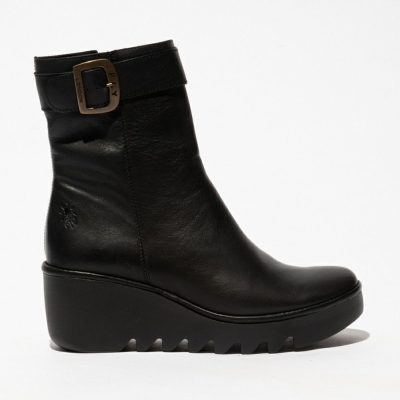 Black Fly London Upper Leather Women's Ankle Boots | USA91CYJA