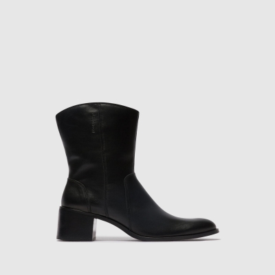 Black Fly London Zip Up Women's Ankle Boots | USA05TVQG