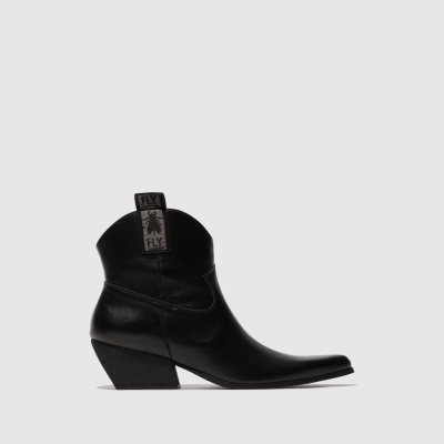 Black Fly London Zip Up Women's Ankle Boots | USA12RFVX