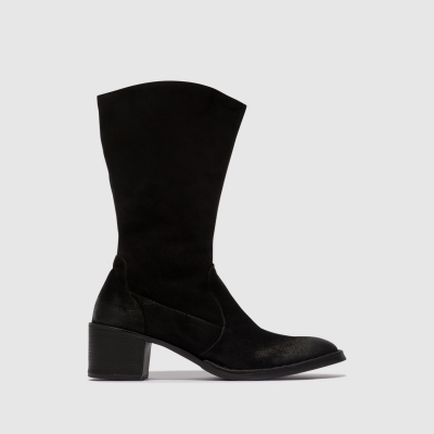 Black Fly London Zip Up Women's Boots | USA75ADZJ