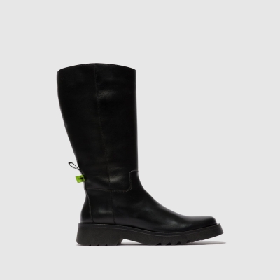 Black Fly London Zip Up Women's Boots | USA86NPXE