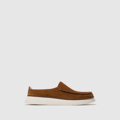 Brown Fly London Closed Women's Trainers | USA80YQOC