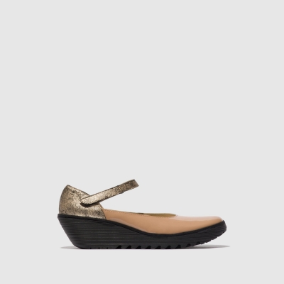 Brown Fly London Women's Mary Jane Shoes | USA54MLXG