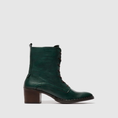 Green Fly London Lace-up Women's Ankle Boots | USA80KPWX