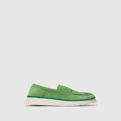 Light Green Fly London Slip-on Women's Shoes | USA05UMKG