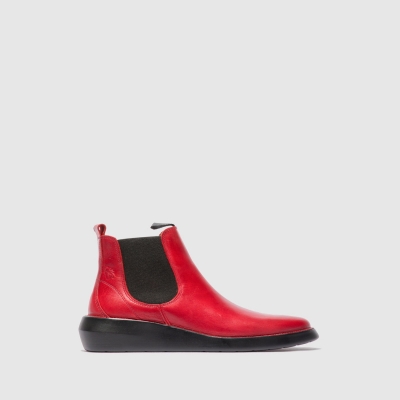 Red Fly London Chelsea Women's Ankle Boots | USA95MPTH