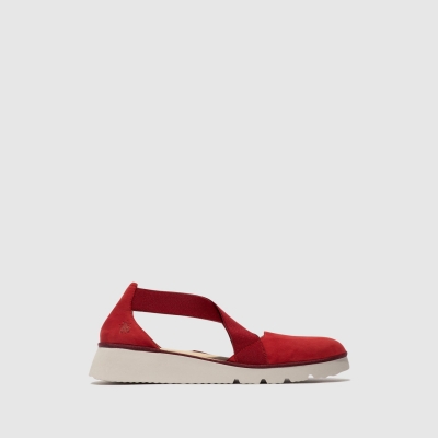 Red Fly London Elasticated Women's Trainers | USA13DYTO