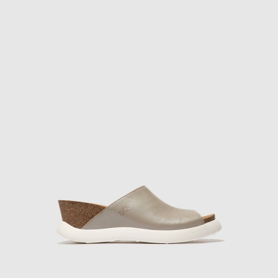 Silver Fly London Slip-on Women's Mules | USA60AJTW