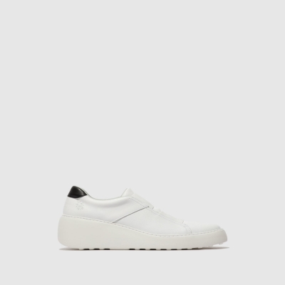 White Fly London Elasticated Men's Trainers | USA92JXDL