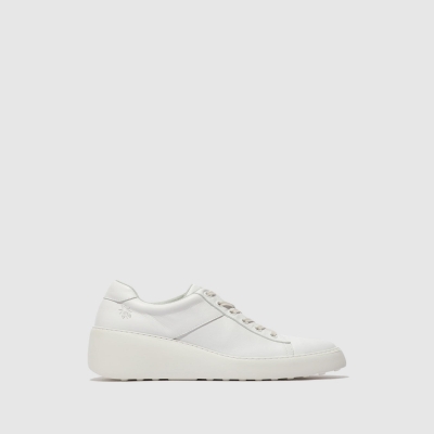 White Fly London Lace-up Men's Trainers | USA08FMNO