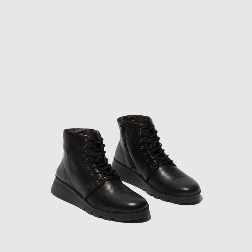 Black Fly London BLACK Women's Ankle Boots | USA21KIJY