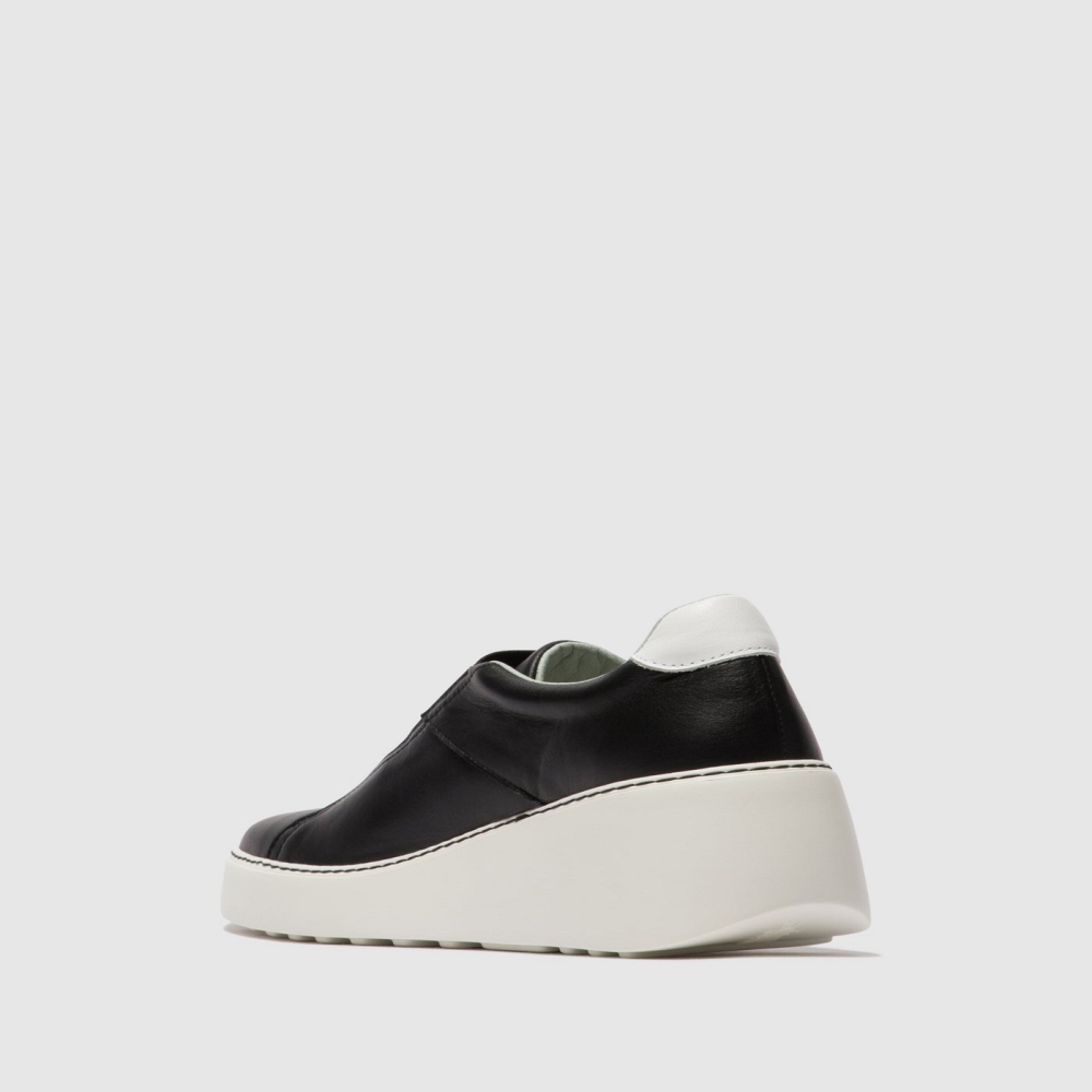 Black Fly London Elasticated Women's Trainers | USA70RDSE