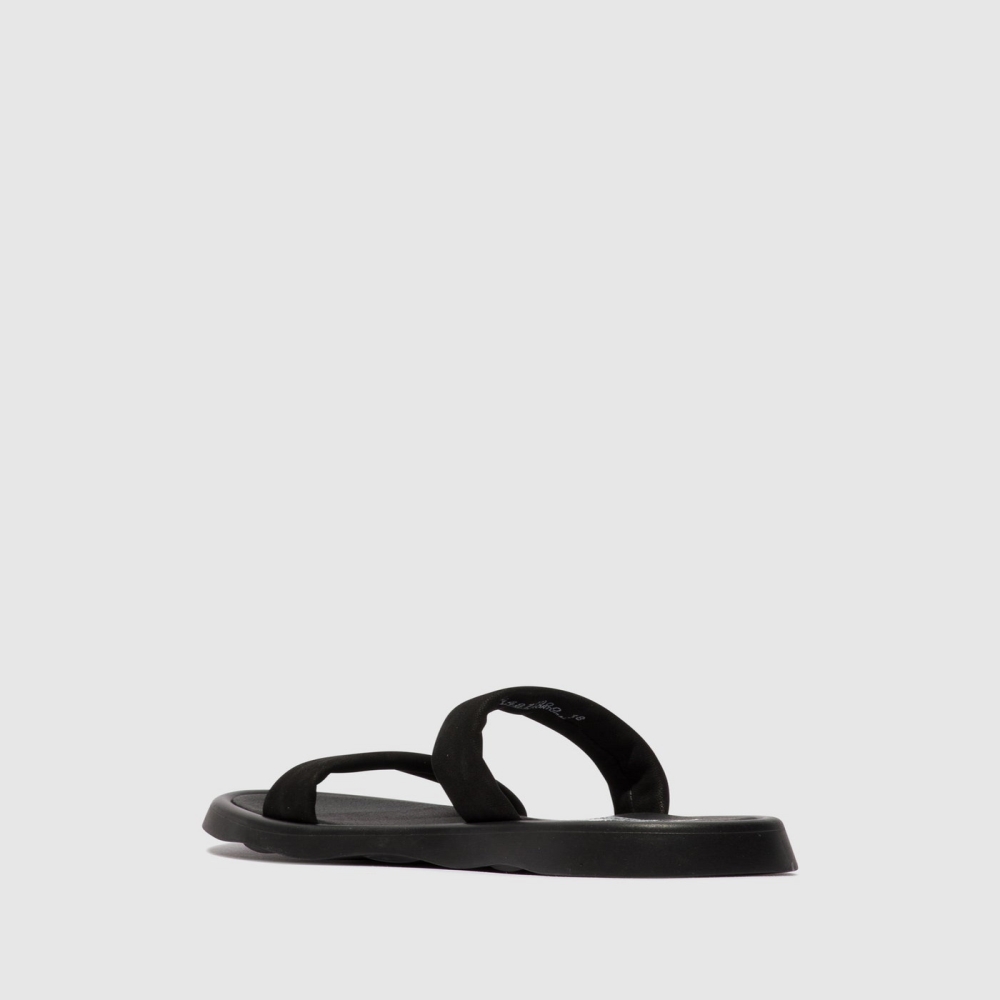 Black Fly London Flat Women's Sandals | USA08KZSE