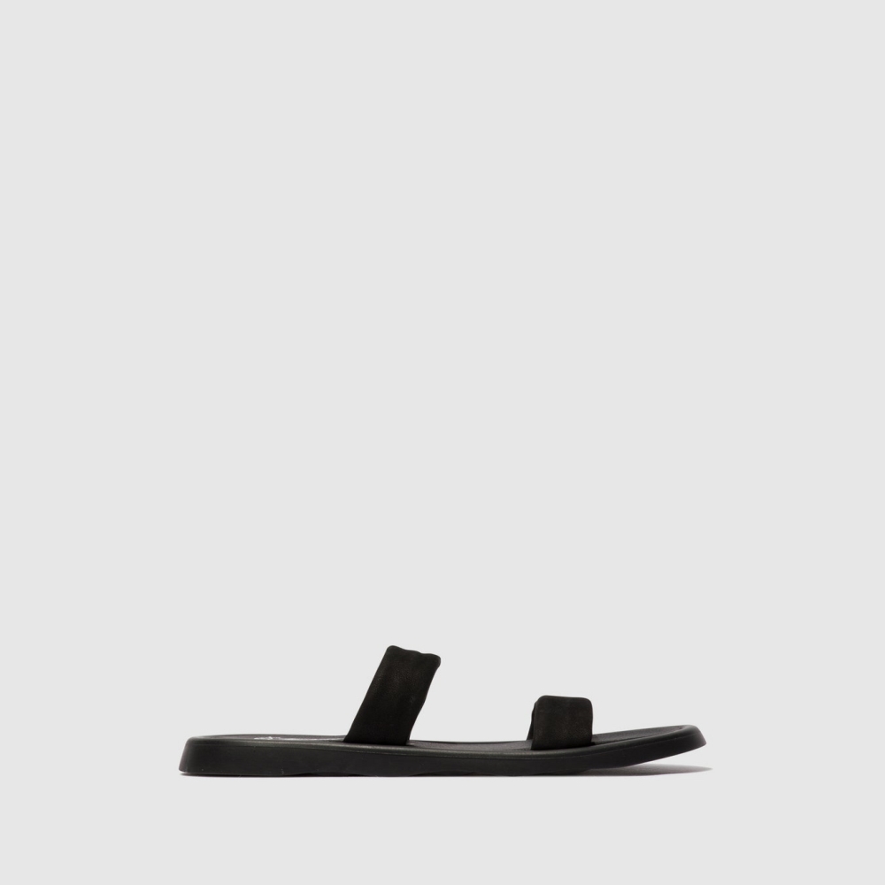 Black Fly London Flat Women\'s Sandals | USA08KZSE