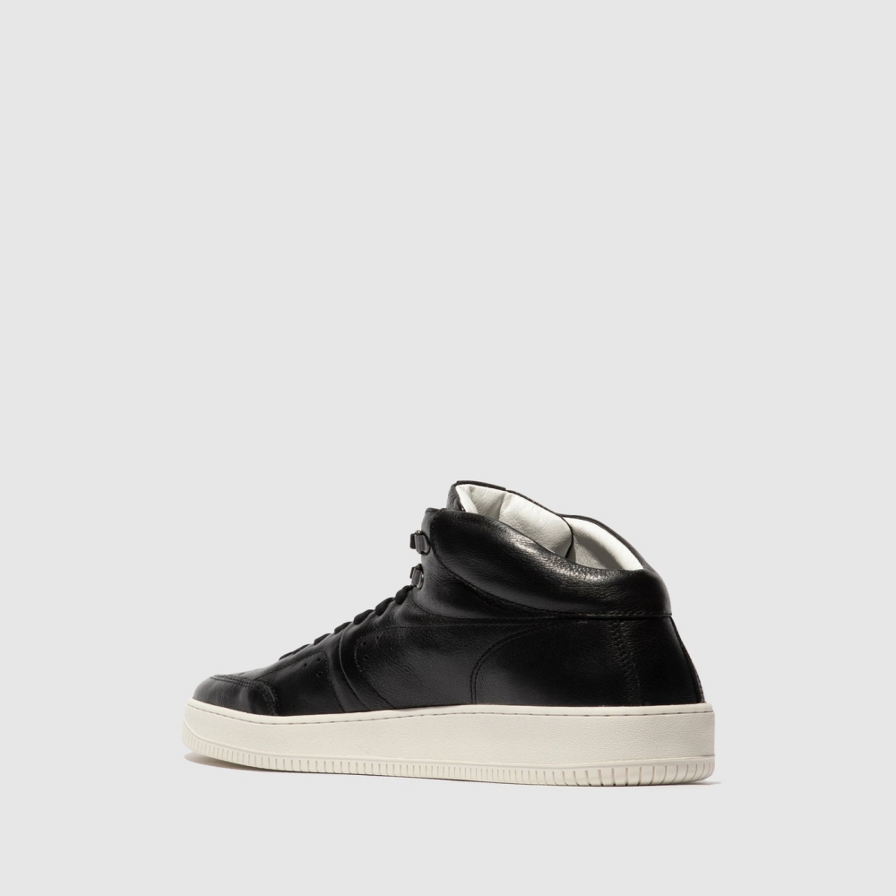 Black Fly London Hi-Top Men's Trainers | USA90DMHS