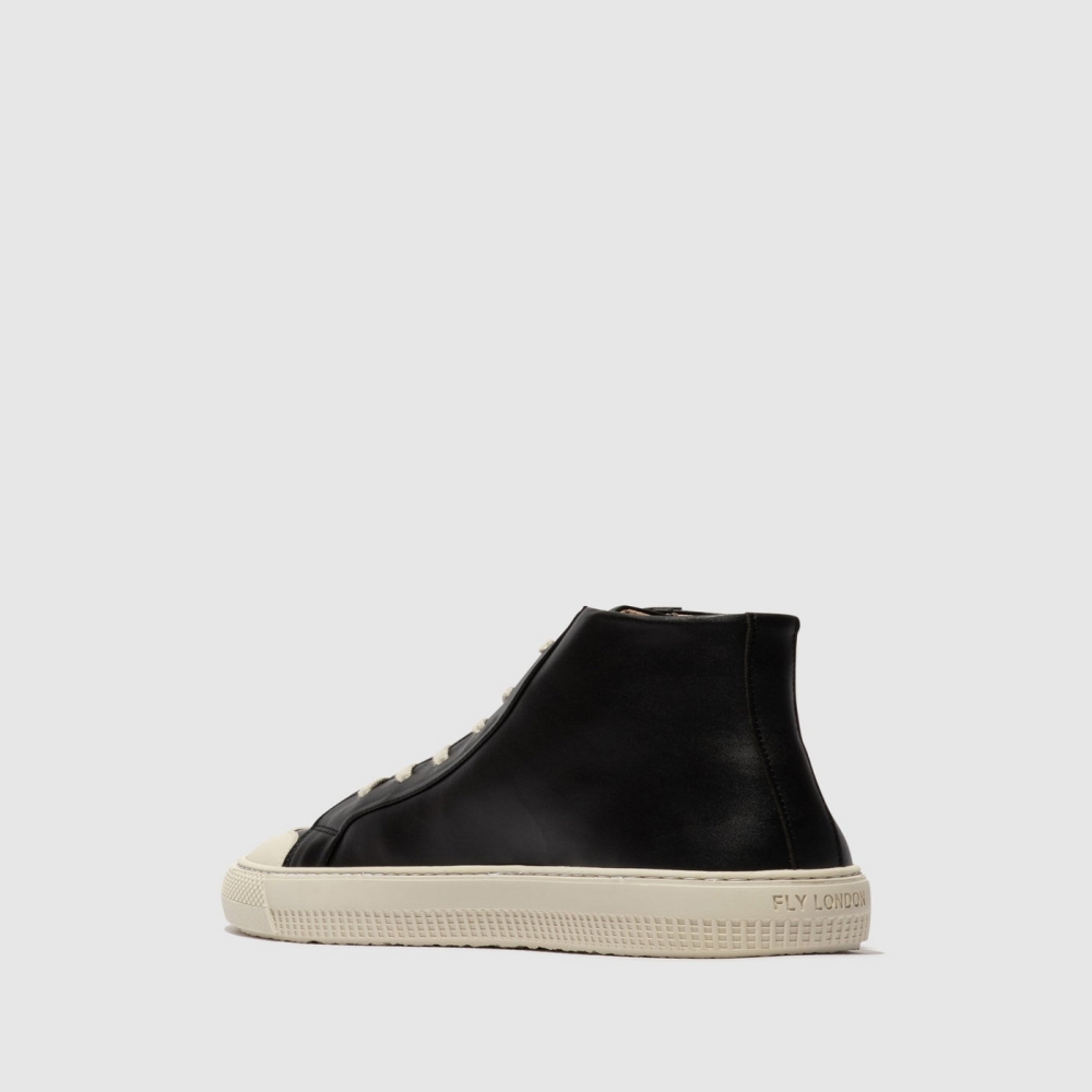 Black Fly London Hi-Top Women's Trainers | USA54IJZW