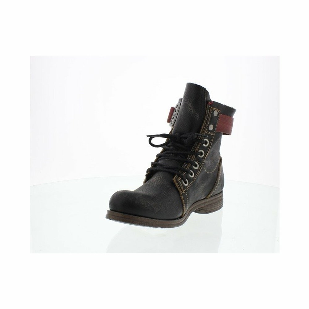 Black Fly London Lace Up Stay Women's Ankle Boots | USA84GYRP