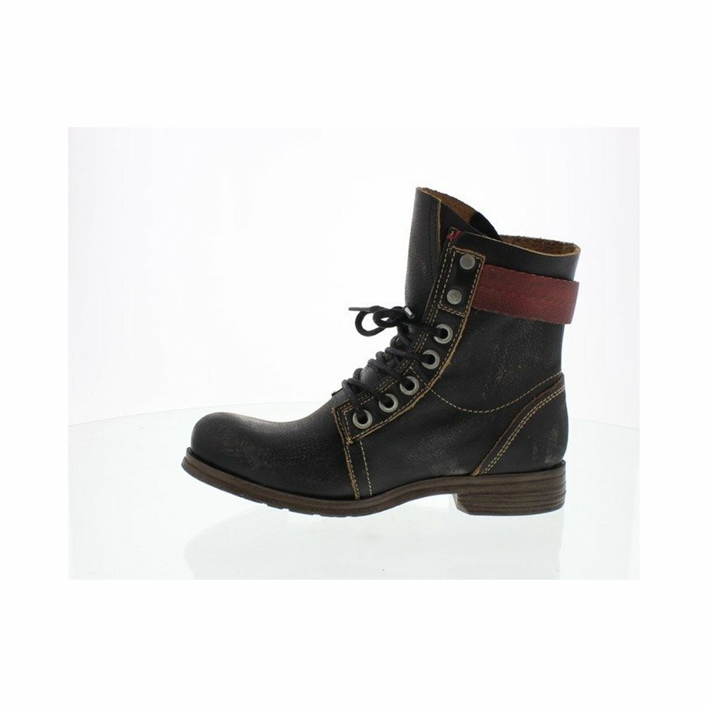 Black Fly London Lace Up Stay Women's Ankle Boots | USA84GYRP