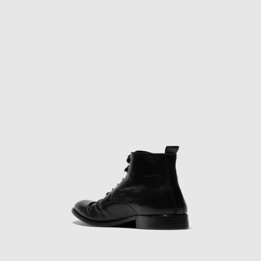 Black Fly London Lace-up Men's Ankle Boots | USA39JPQR