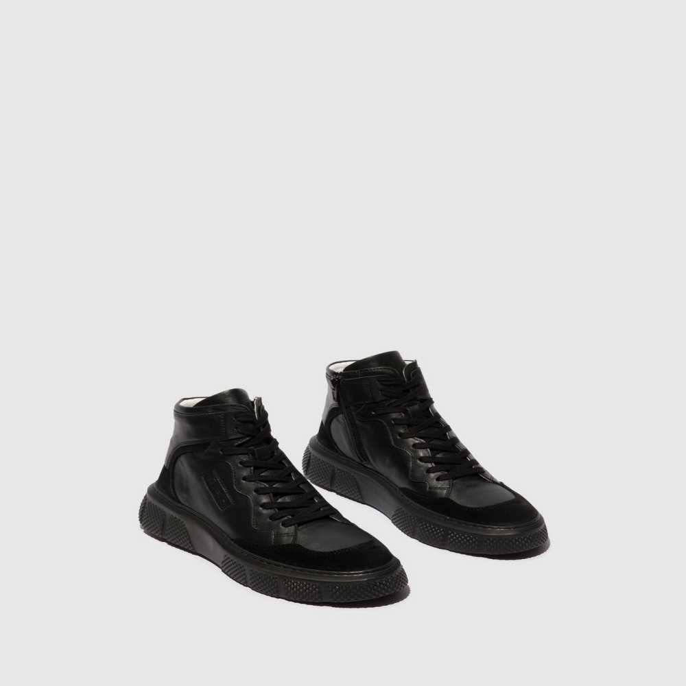 Black Fly London Lace-up Men's Trainers | USA28WHJZ