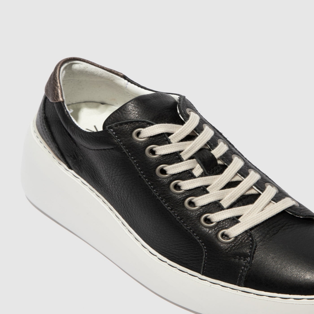 Black Fly London Lace-up Men's Trainers | USA34SWKQ