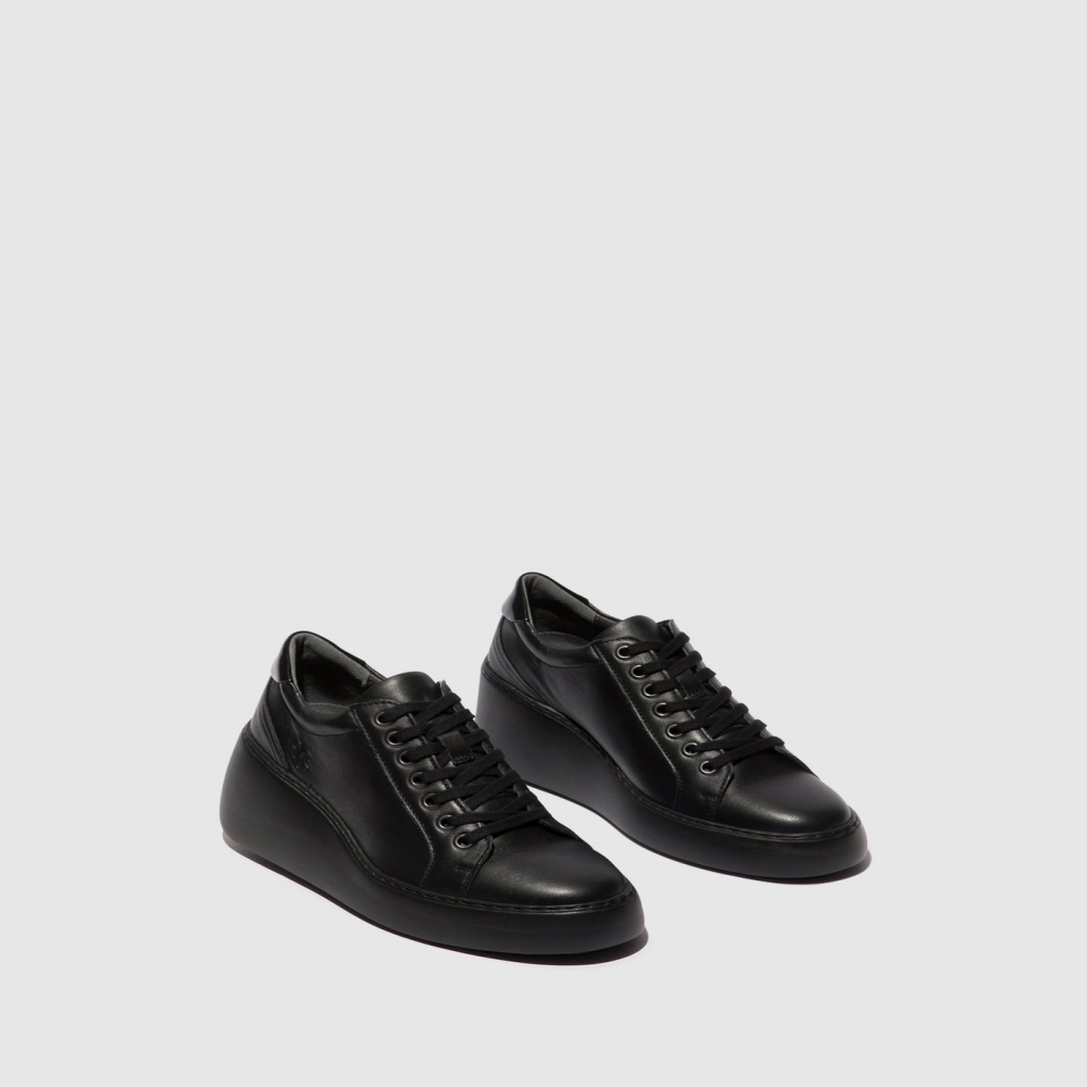 Black Fly London Lace-up Women's Trainers | USA18TPWE