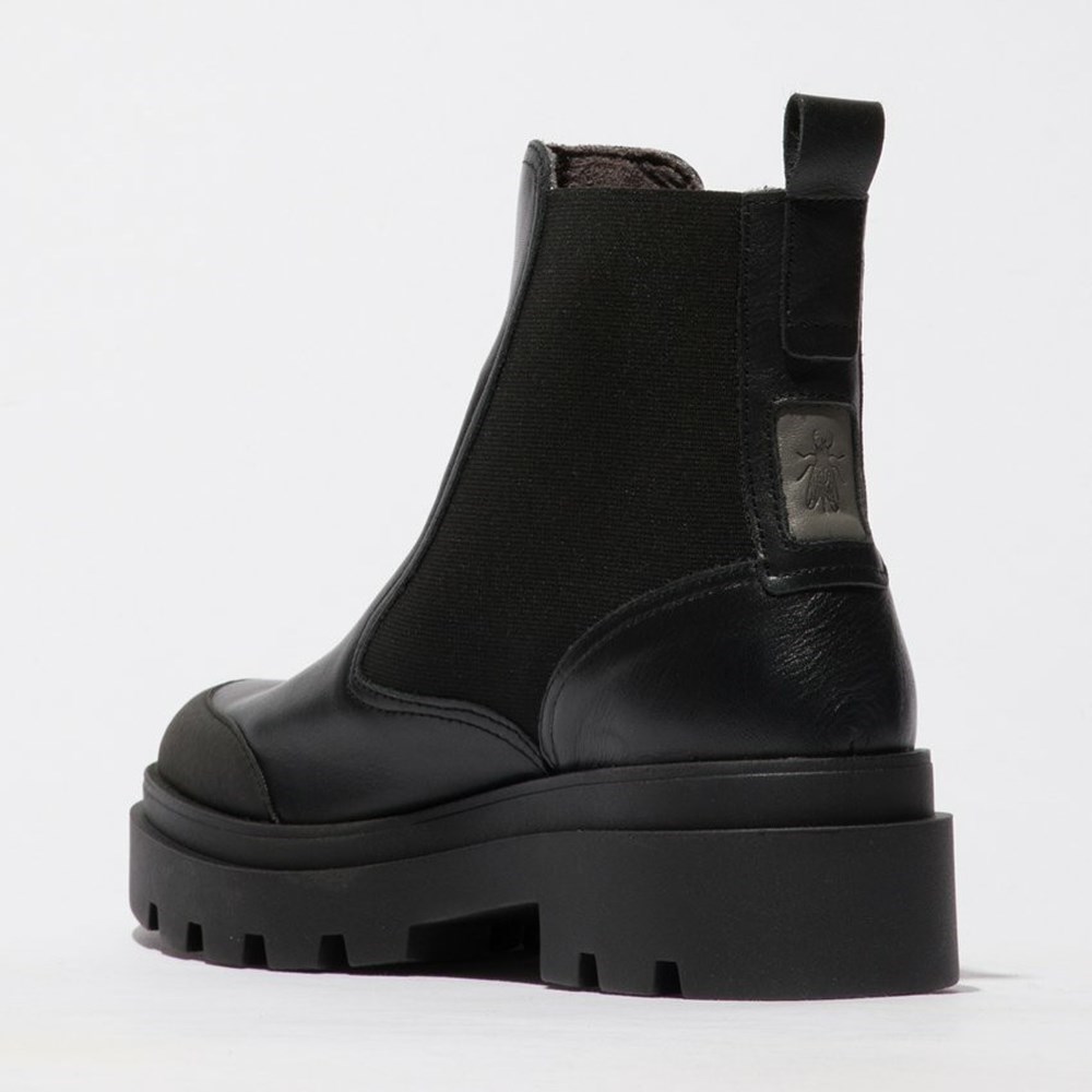 Black Fly London Pull On Women's Ankle Boots | USA20BPTC