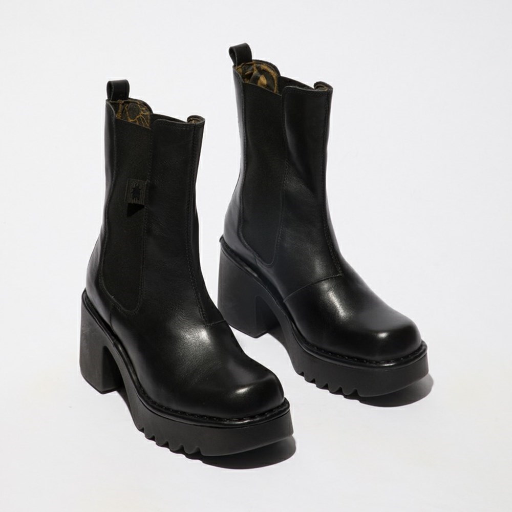 Black Fly London Pull On Women's Ankle Boots | USA29NLSG