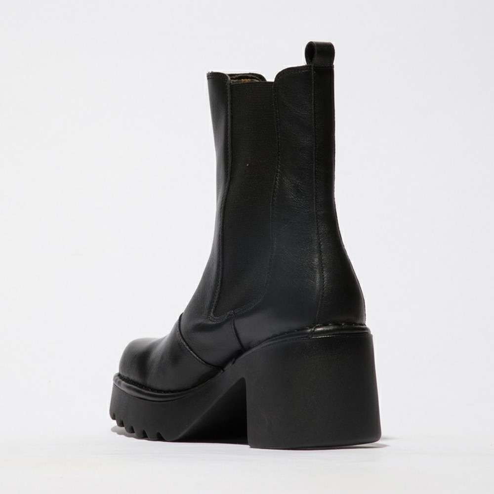 Black Fly London Pull On Women's Ankle Boots | USA29NLSG