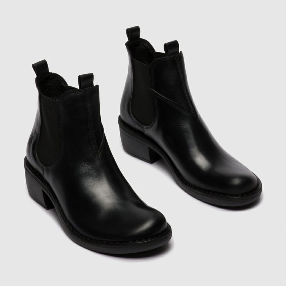 Black Fly London Pull On Women's Ankle Boots | USA31UASD