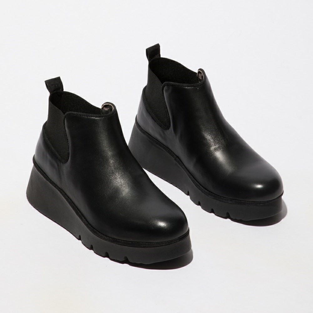 Black Fly London Pull On Women's Ankle Boots | USA91XKQZ