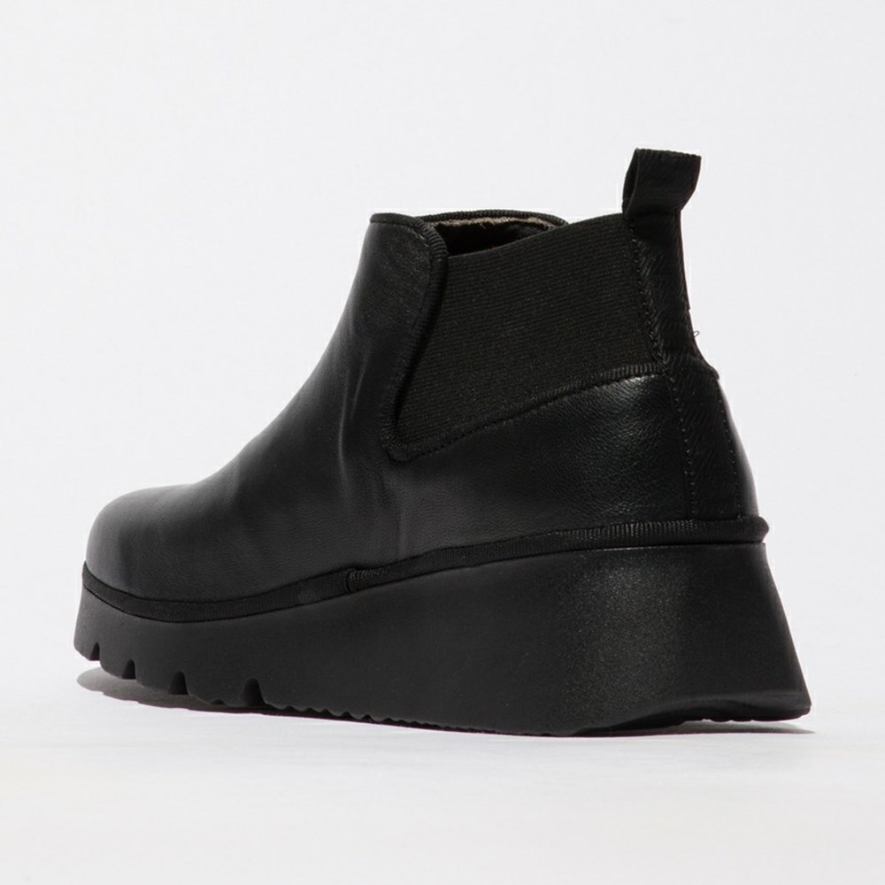 Black Fly London Pull On Women's Ankle Boots | USA91XKQZ