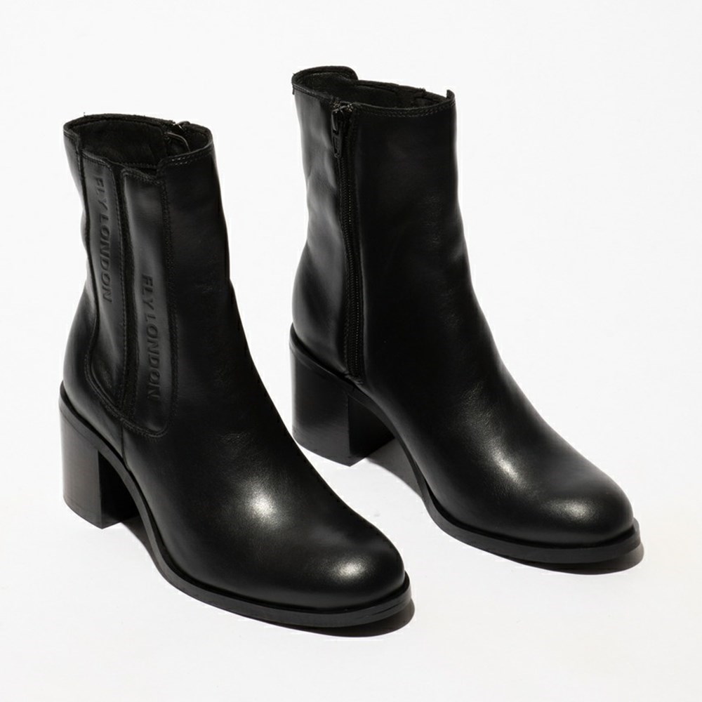 Black Fly London Pull On Women's Ankle Boots | USA98RSAZ