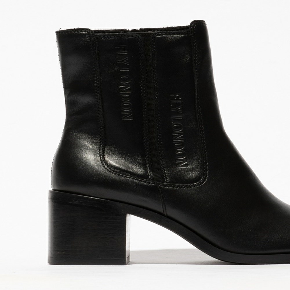 Black Fly London Pull On Women's Ankle Boots | USA98RSAZ